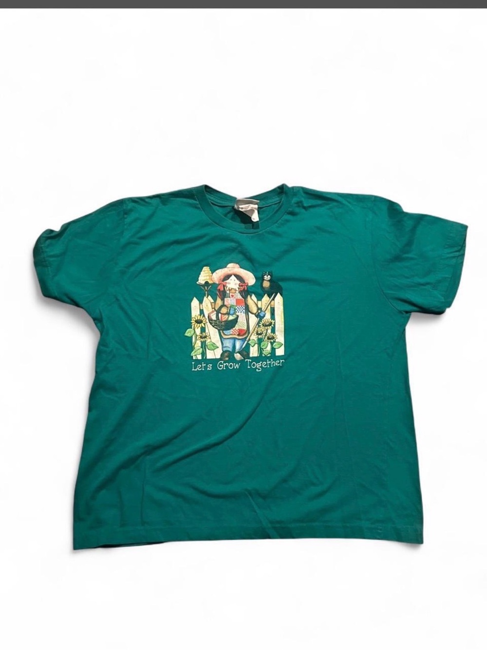 Bobbie Brooks Teal Short-Sleeve Graphic Tee